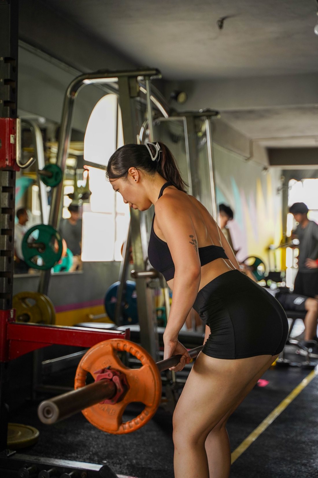 Member training at Blitz Gym SS15